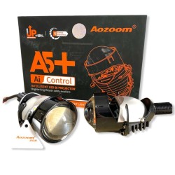 Aozoom Par de proyectores lenticulares LED A5+ de 3 pulgadas todo en uno