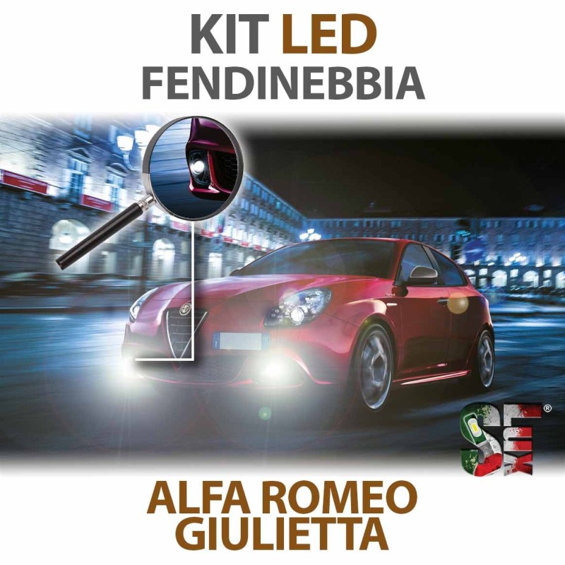 Antinieblas LED H3 para ALFA ROMEO Giulietta 2010 en adelante con tecnología CANBUS