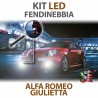 Lampade Led Fendinebbia H3 per ALFA ROMEO Giulietta 2010 in poi con tecnologia CANBUS