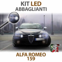 Lampade Led Abbaglianti H1 per ALFA ROMEO 159 tecnologia CANBUS