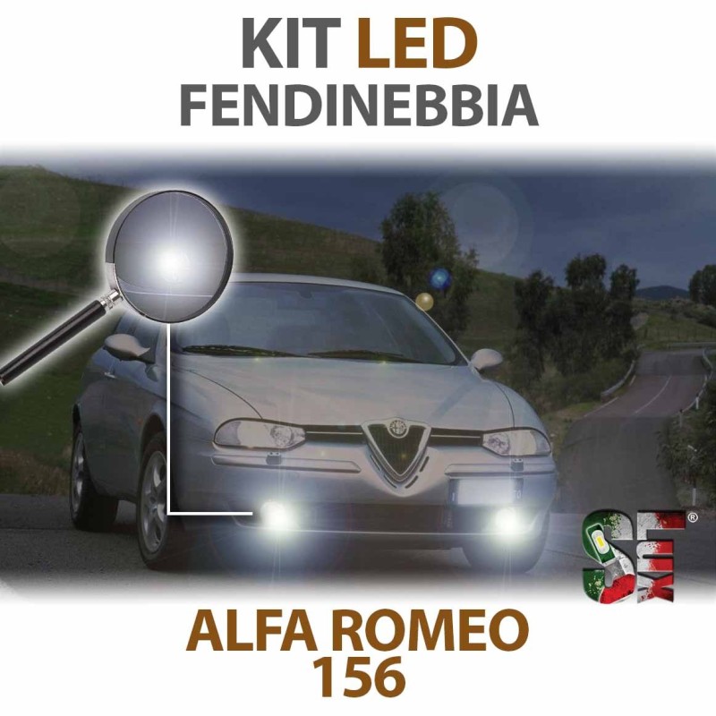 Lampade Led Fendinebbia H1 per ALFA ROMEO 156  tecnologia CANBUS