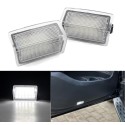 Luce Sotto Porta LED Portiere Vano Piedi di Cortesia Mercedes Benz Classe ML W166 6000k luce bianca placchetta lampadina