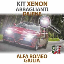Lampade Xenon Diurna e Abbaglianti H15 per ALFA ROMEO Giulia (2015 in poi) con tecnologia CANBUS