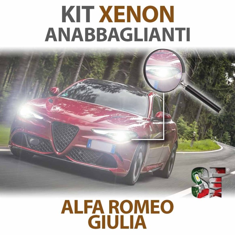 Lampade Xenon Anabbaglianti H7 per ALFA ROMEO Giulia (2015 in poi) con tecnologia CANBUS