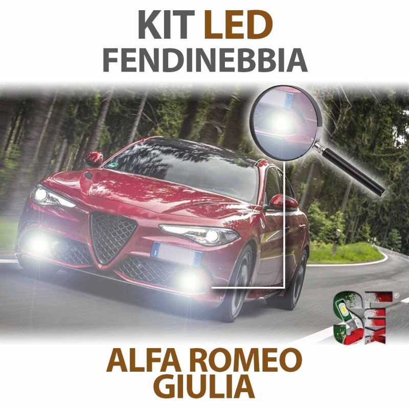 Lampade Led Fendinebbia H11 per ALFA ROMEO Giulia (2015 in poi) con tecnologia CANBUS