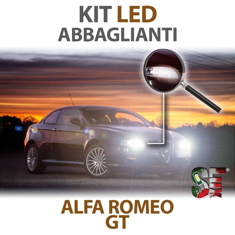 Lampade Led Abbaglianti H7 per ALFA ROMEO GT (2003 - 2010) con tecnologia CANBUS