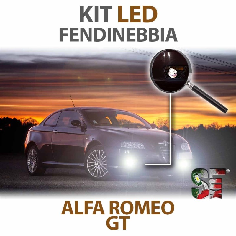 Lampade Led Fendinebbia H1 per ALFA ROMEO GT (2003 - 2010) con tecnologia CANBUS