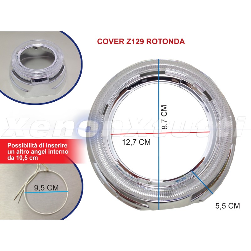 PAR DE TAPAS LENTICULARES DE BIXENON REDONDAS Z129