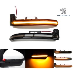 Peugeot 3008 Intermitente Secuencial Espejo Dinámico Luz de Espejo Intermitente
