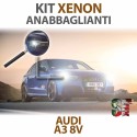 Lampade Xenon Anabbaglianti H7 per AUDI A3 8V (2012 in poi) con tecnologia CANBUS