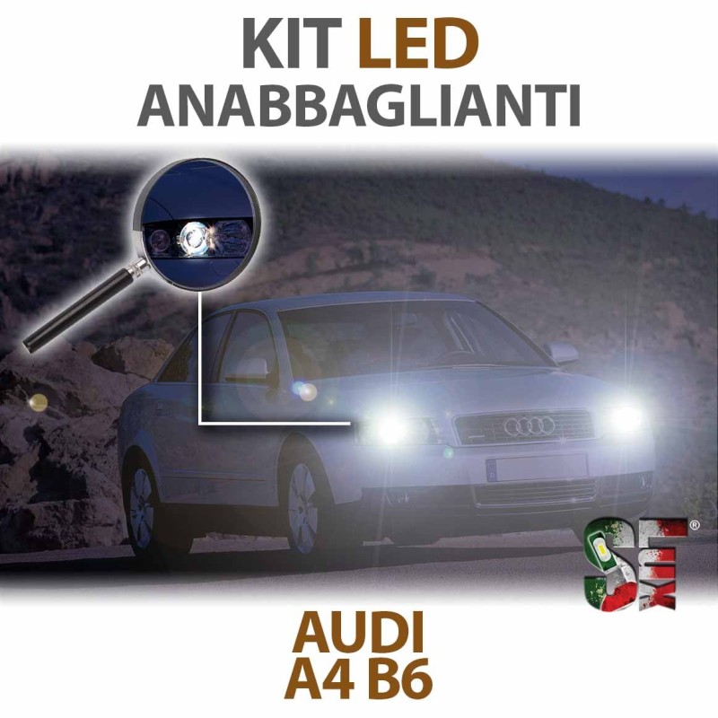 Lampade Led Anabbaglianti H7 per AUDI A4 B6  (2000 al 2004) con tecnologia CANBUS