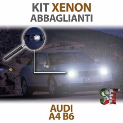 Lampade Xenon Abbaglianti H7 per AUDI A4 B6  (2000 al 2004) con tecnologia CANBUS