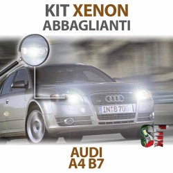 Lampade Xenon Abbaglianti H7 per AUDI A4 B7 (2004 - 2008) con tecnologia CANBUS