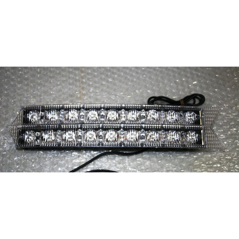 LED Daytime Running Lights Kit DRLs 18 SMD Each Headlight Integrated Orange Arrow Light