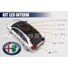 KIT LED INTERIOR COMPLETO ALFA ROMEO 147 RESTYLING GUANTES GUANTES LECTURA PIES INTERIOR PUERTA DE MALETERO