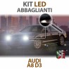 KIT FULL LED ABBAGLIANTI per AUDI A8 (D3) specifico CANBUS
