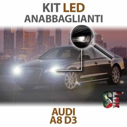 KIT LUCES DE CRUCE FULL LED para AUDI A8 (D3) específico CANBUS