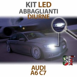 Lampade Led Diurna e Abbaglianti H15 per AUDI A6 C7 (2010 - 2018) con tecnologia CANBUS