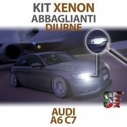 Lampade Xenon Diurna e Abbaglianti H15 per AUDI A6 C7 (2010 - 2018) con tecnologia CANBUS
