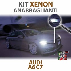 Lampade Xenon Anabbaglianti H7 per AUDI A6 C7 (2010 - 2018) con tecnologia CANBUS