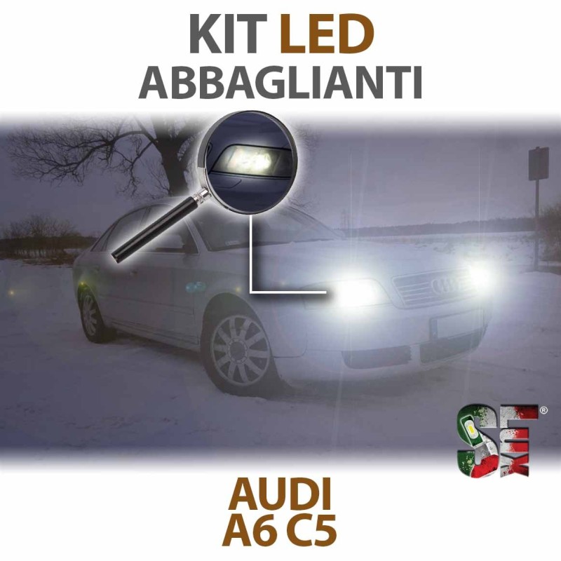 KIT FULL LED ABBAGLIANTI AUDI A6 C6 SPECIFICO CANBUS