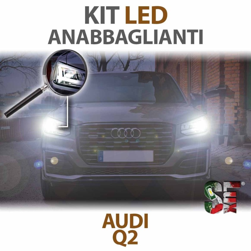 KIT FULL LED ABBAGLIANTI per AUDI Q2 specifico serie TOP