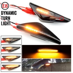 Bmw X5 E70 Frecce Laterali LED Dinamiche Sequenziali Indicatore di Direzione Ricambio gemma parafango anteriore lampadina luci