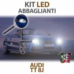 KIT LUZ DE CARRETERA FULL LED para CANBUS específico AUDI TT (8J)