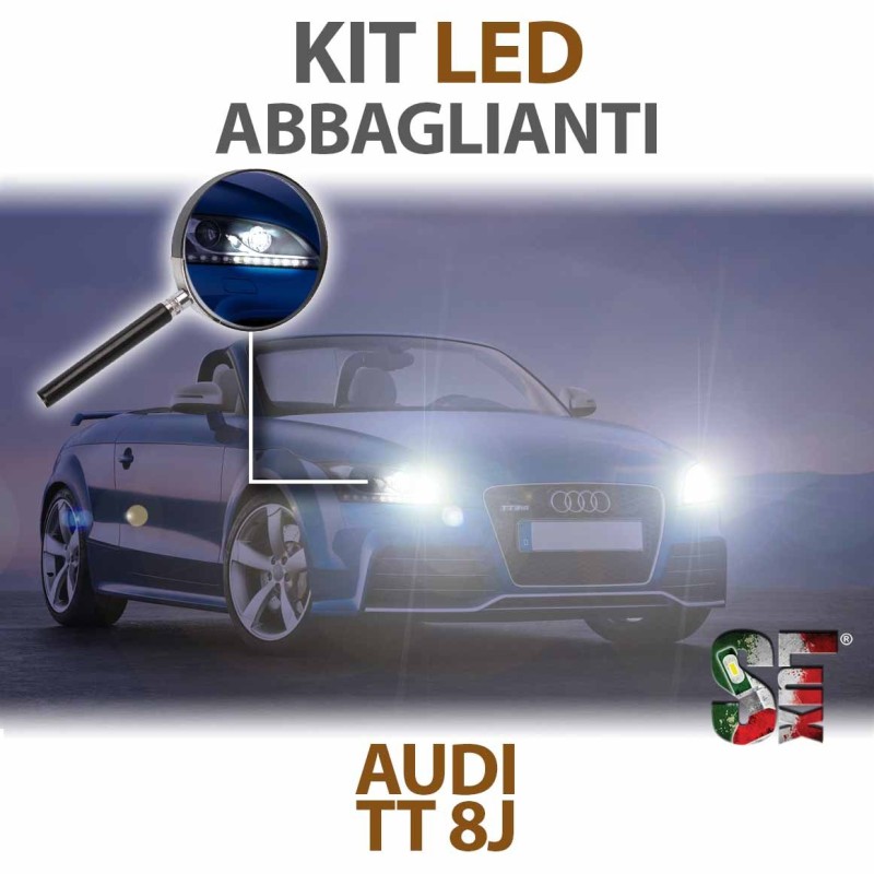 KIT FULL LED ABBAGLIANTI per AUDI TT (8J) specifico CANBUS