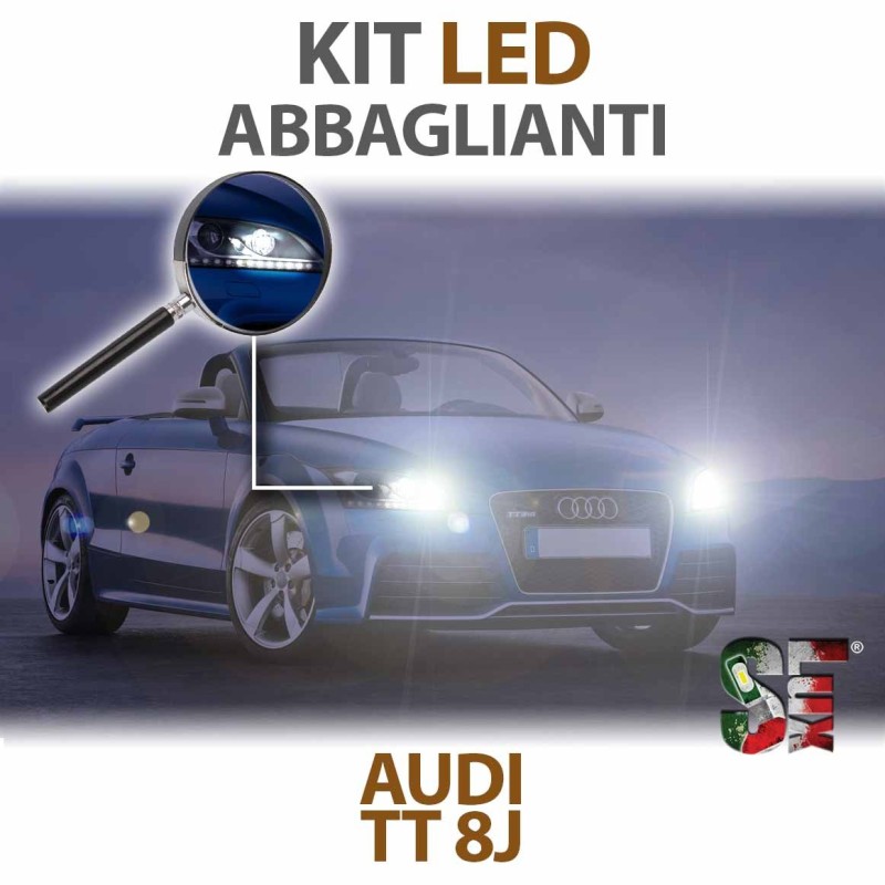 KIT LUZ DE CARRETERA FULL LED para CANBUS específico AUDI TT (8J)