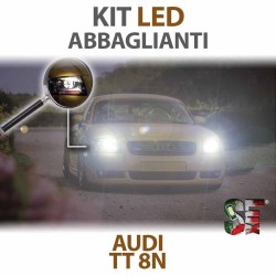 KIT FULL LED ABBAGLIANTI per AUDI TT (8N) specifico CANBUS