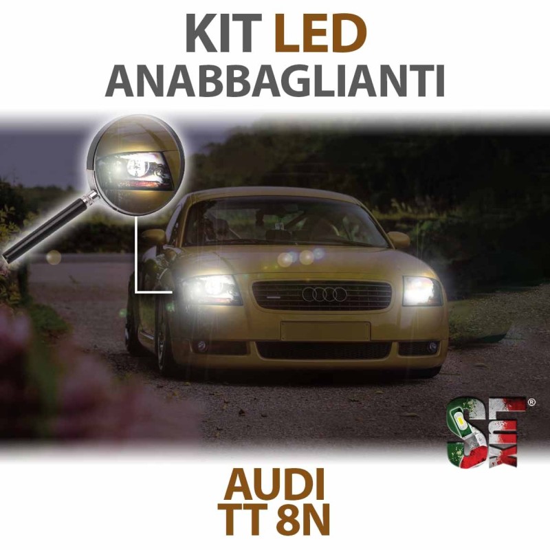 KIT FULL LED ANABBAGLIANTI per AUDI TT (8N) specifico CANBUS