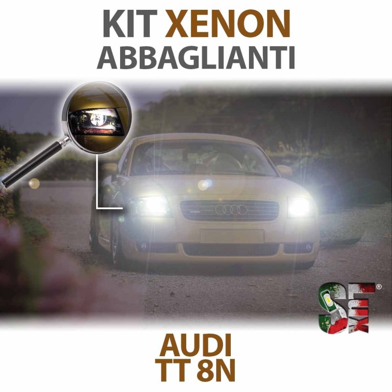 KIT XENON ABBAGLIANTI per AUDI TT (8N) specifico serie TOP