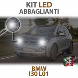 KIT FULL LED ABBAGLIANTI 6000K LUCE BIANCA per BMW I3 (I01) 