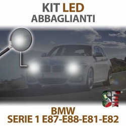 Lampade Led Abbaglianti H7 per BMW Serie 1 - E87 E88 E81 E82 (2003 - 2013) con tecnologia CANBUS