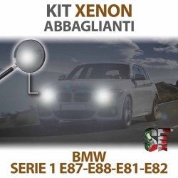Lampade Xenon Abbaglianti H7 per BMW Serie 1 - E87 E88 E81 E82 (2003 - 2013) con tecnologia CANBUS