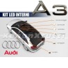 KIT LED INTERIOR COMPLETO AUDI A3 8P KIT COMPLETO PARA MODELOS CON PAQUETE DE ILUMINACIÓN