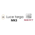LUCI TARGA 9 LED SEAT LEON MK3 T10 + SPEGNI SPIA