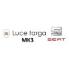 LUCI TARGA 9 LED SEAT LEON MK3 T10 + SPEGNI SPIA