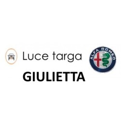 COPPIA LUCI TARGA 5 LED ALFA ROMEO GIULIETTA T10 + SPEGNI SPIA