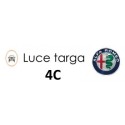 LUCI TARGA LED ALFA ROMEO 4C CANBUS