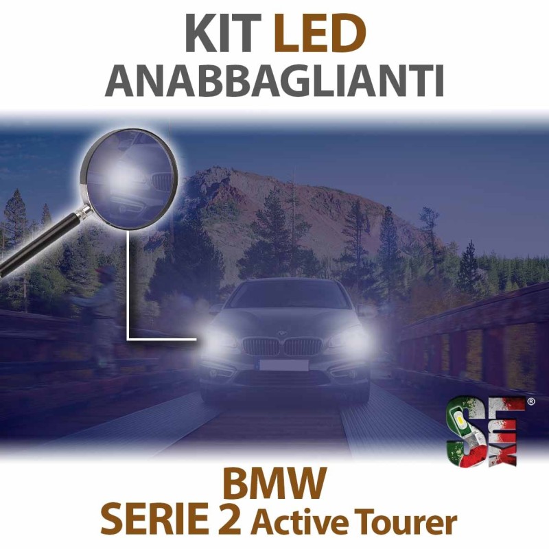 LED Low Beam Kit for BMW 2 Series Active Tourer Top Series Canbus