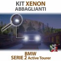 KIT XENON ABBAGLIANTI per BMW Serie 2 Active Tourer (F45) specifico serie TOP