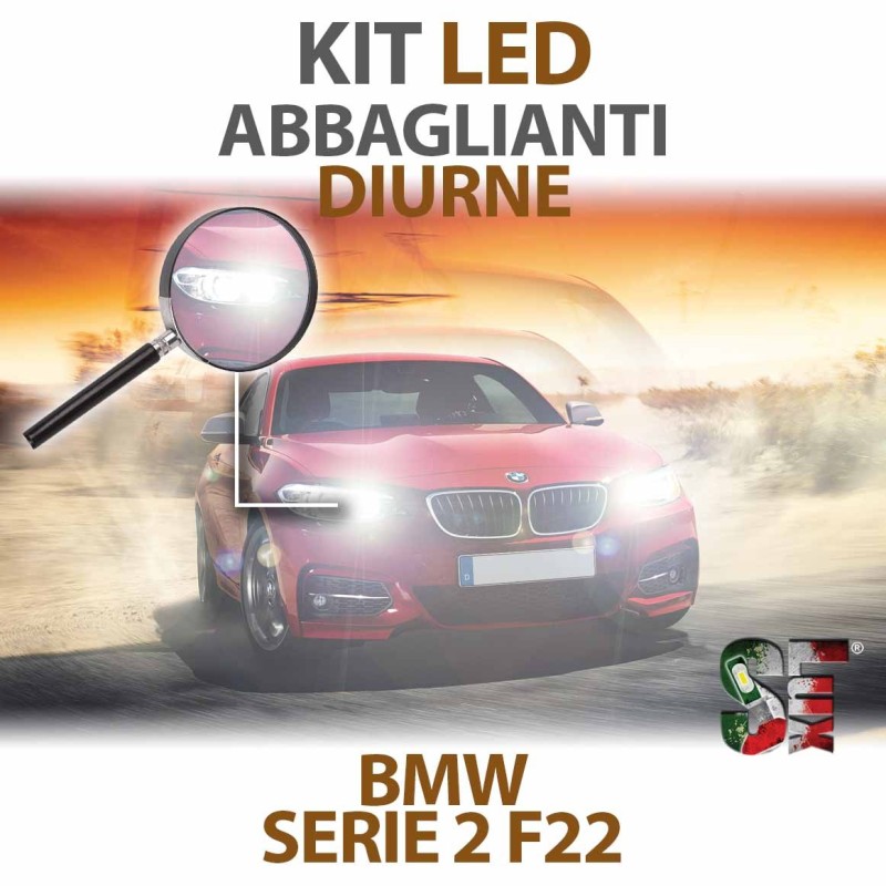 Kit LED Abbaglianti Diurne Per Bmw Serie 2 F22 Serie Top Canbus