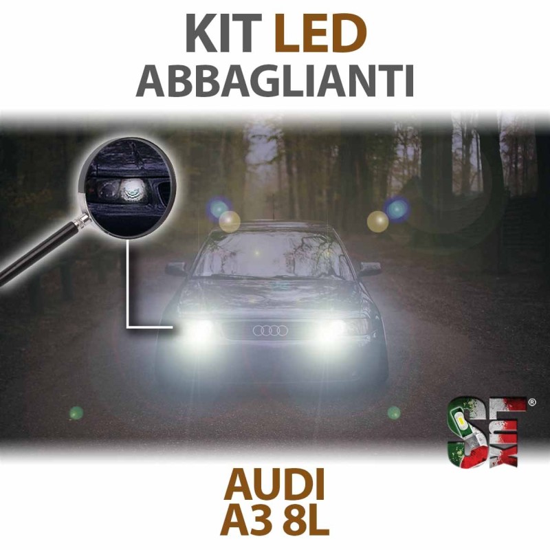 KIT LUCES DE CARRETERA FULL LED AUDI A3 8L