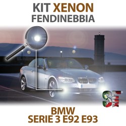 Lampade Xenon Fendinebbia H8 per BMW Serie 3 - E92 E93 (2005 - 2013) con tecnologia CANBUS