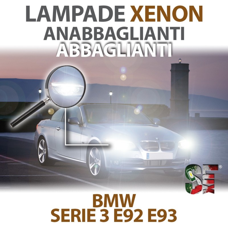 Lampade Xenon Anabbaglianti e Abbaglianti D1S per BMW Serie 3 - E92 E93 (2005 - 2013) con tecnologia