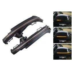 Luz de espejo dinámica con intermitente secuencial LED para Audi Q5 II FYB