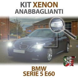 Lampade Xenon Anabbaglianti H7 per BMW Serie 5 E60 E61 (2001 -2010) con tecnologia CANBUS