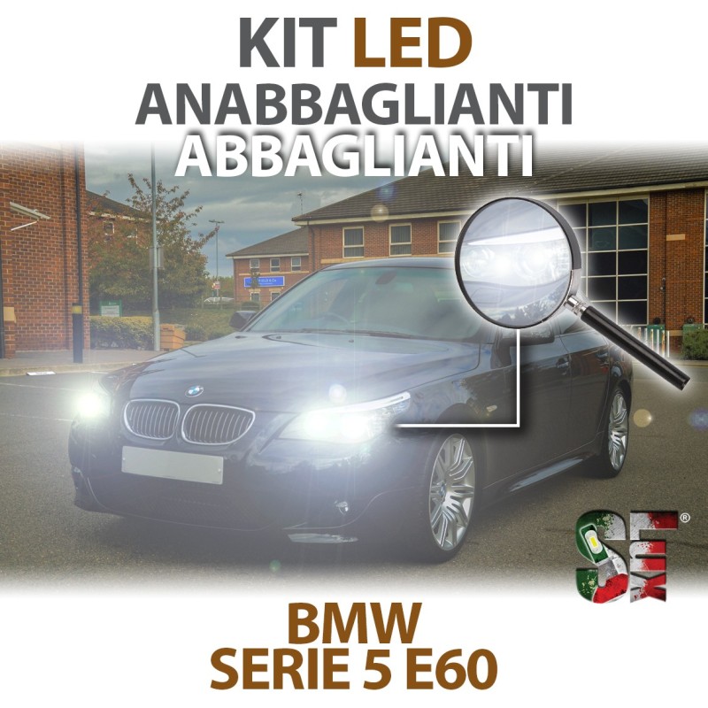 Lampade Led D2S per BMW Serie 5 E60 E61 (2001 -2010) Sostituzione Xenon di Serie Plug & Play CANBUS